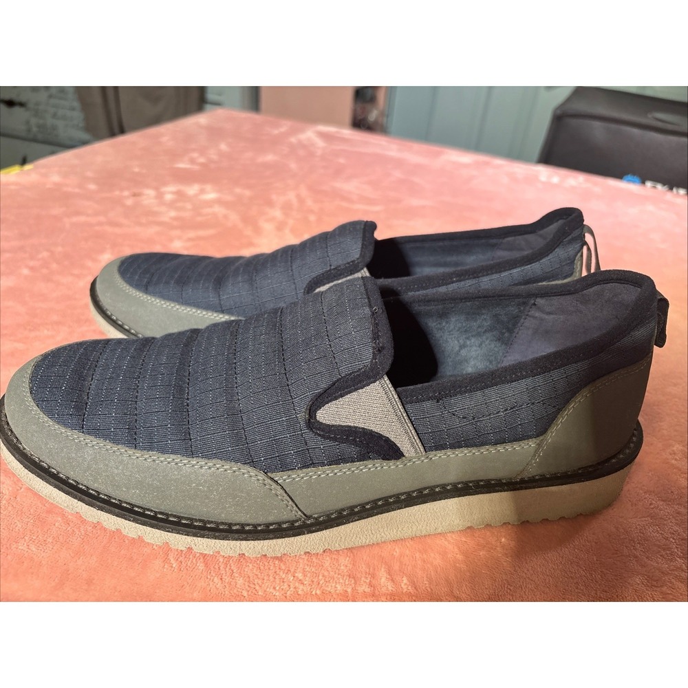 Rockport Axelrod Men's Size 9.5 Shoes Blue/Gray Slip On Comfort Casual Sneakers